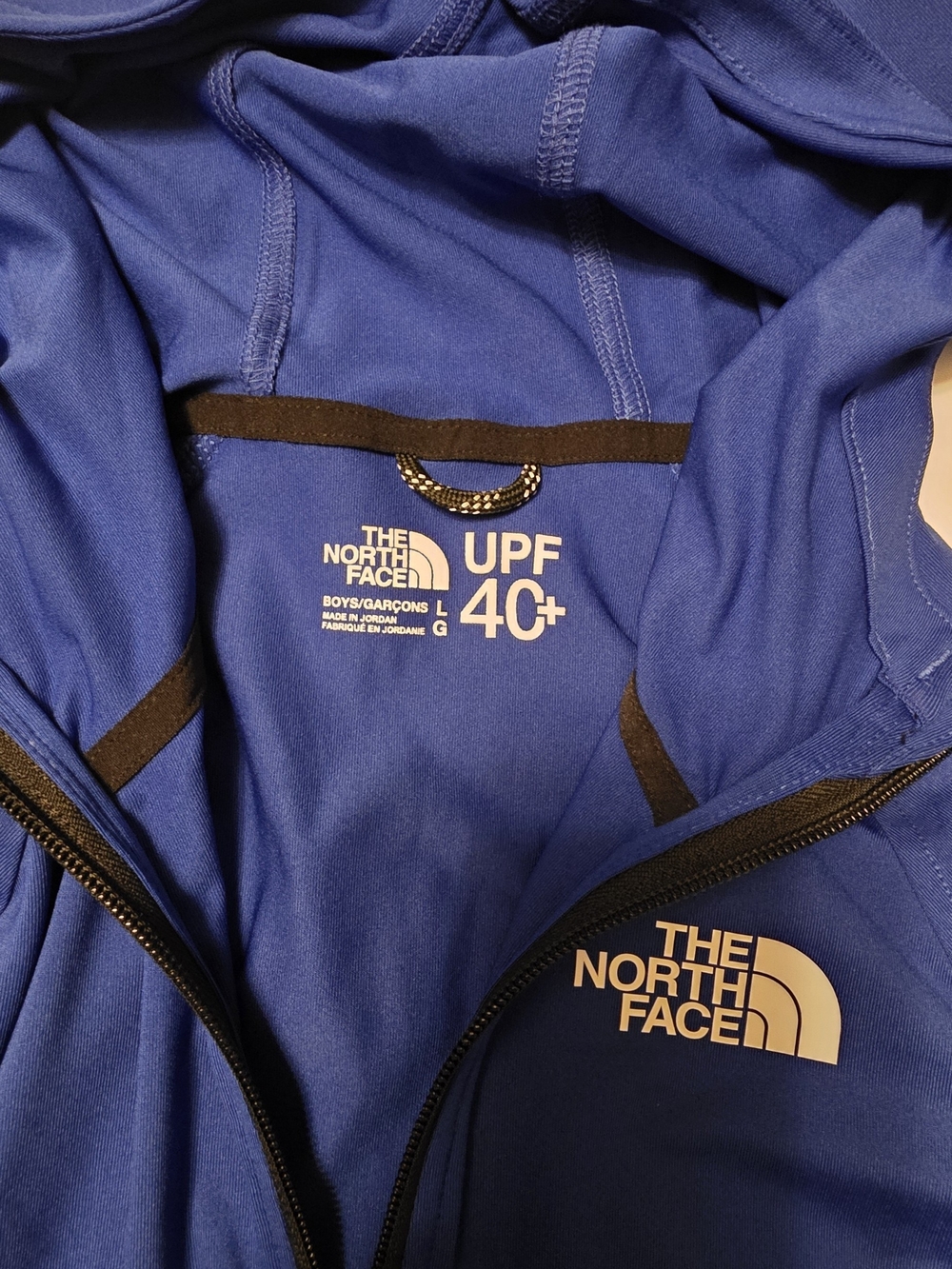 The North Face Kids Blue and Black Lightweight Zip Jacket - Picture 5 of 9